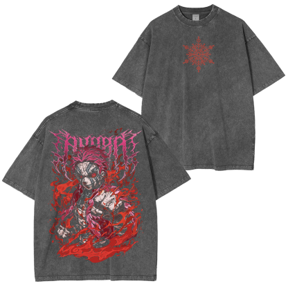 Akaza ,Demon Slayer Anime Oversized T-shirt/Crewneck/Hoodie