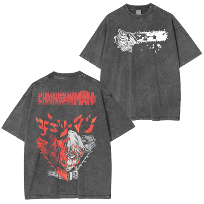 Denji Chainsaw Man Anime Oversized T-shirt/Crewneck/Hoodie
