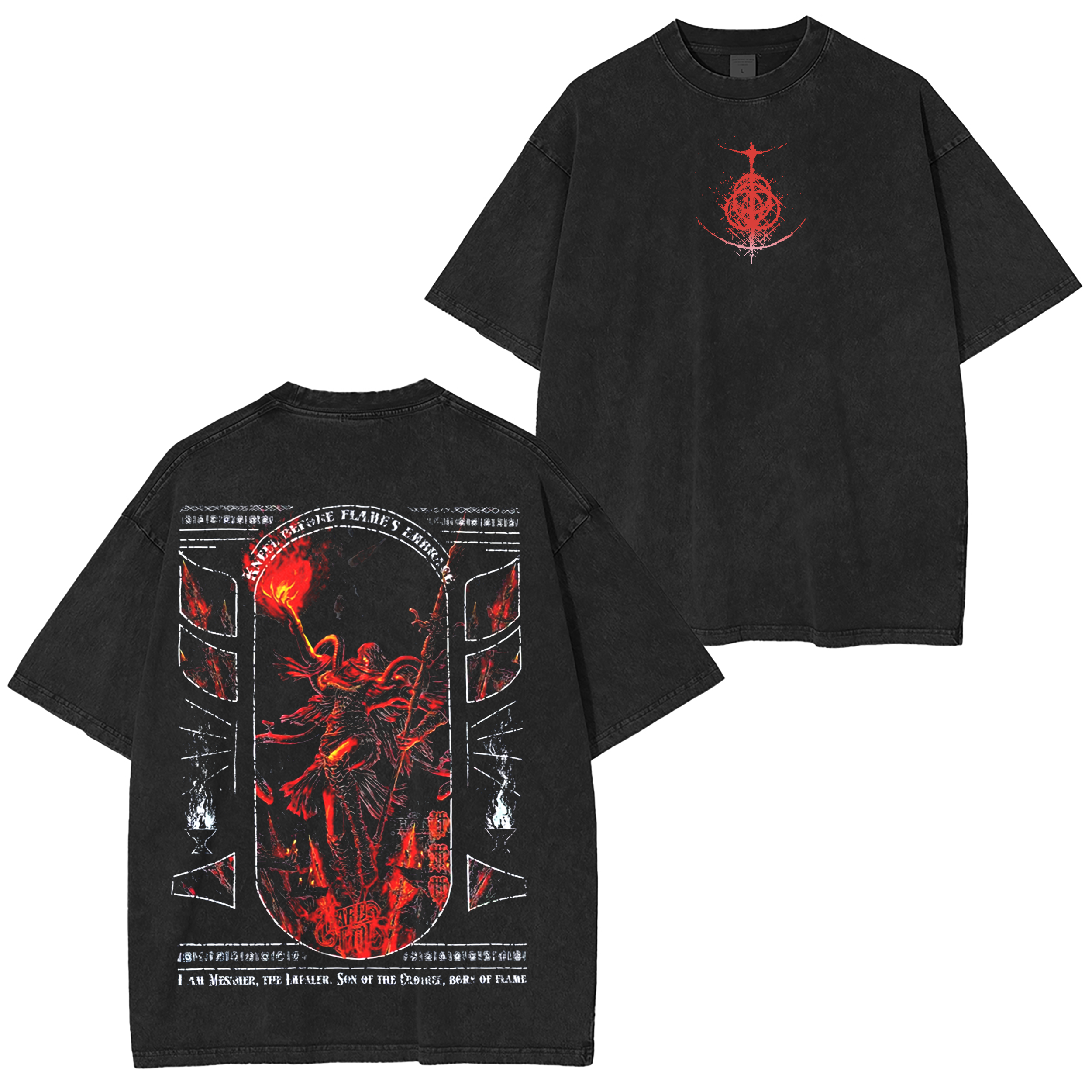 Messmer The Impaler Elden Ring Retro Oversized T-shirt/Crewneck/Hoodie