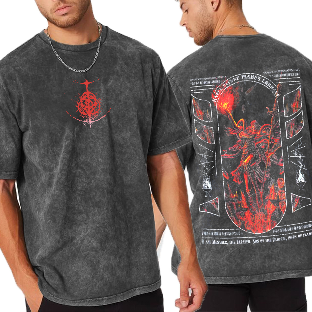 Messmer The Impaler Elden Ring Retro Oversized T-shirt/Crewneck/Hoodie
