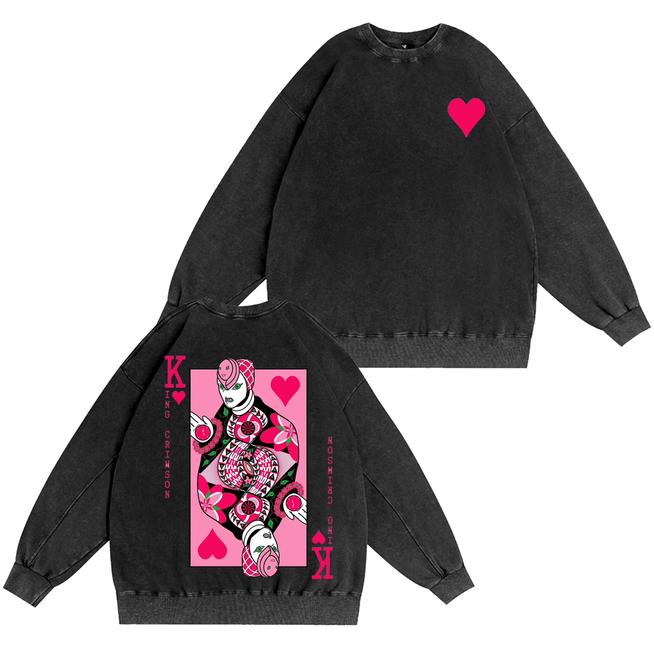 JoJos Bizarre Adventure  Anime Vintage Oversized T-shirt/Crewneck/Hoodie