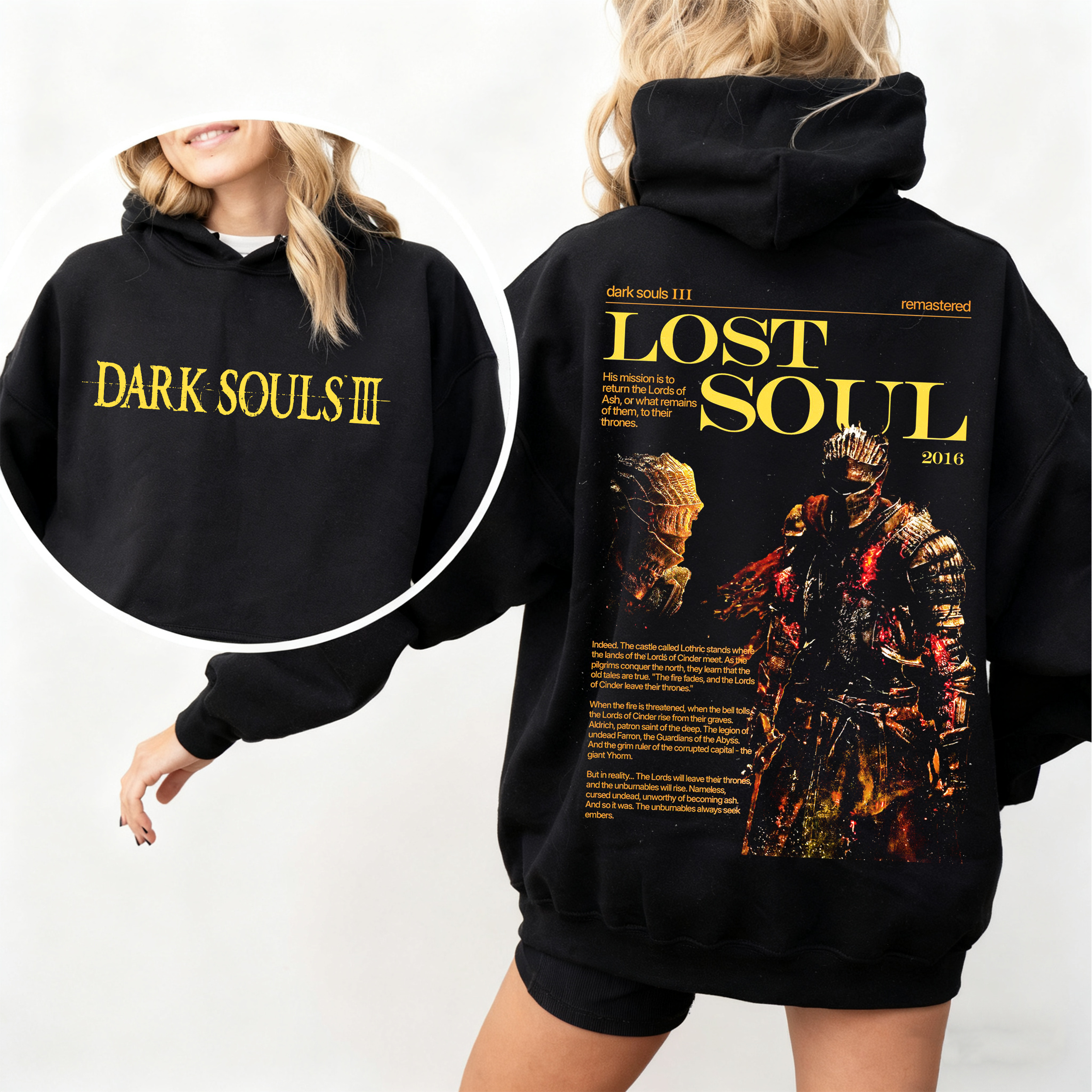 Dark Soul 3 Vintage Oversized T-shirt/Crewneck/Hoodie