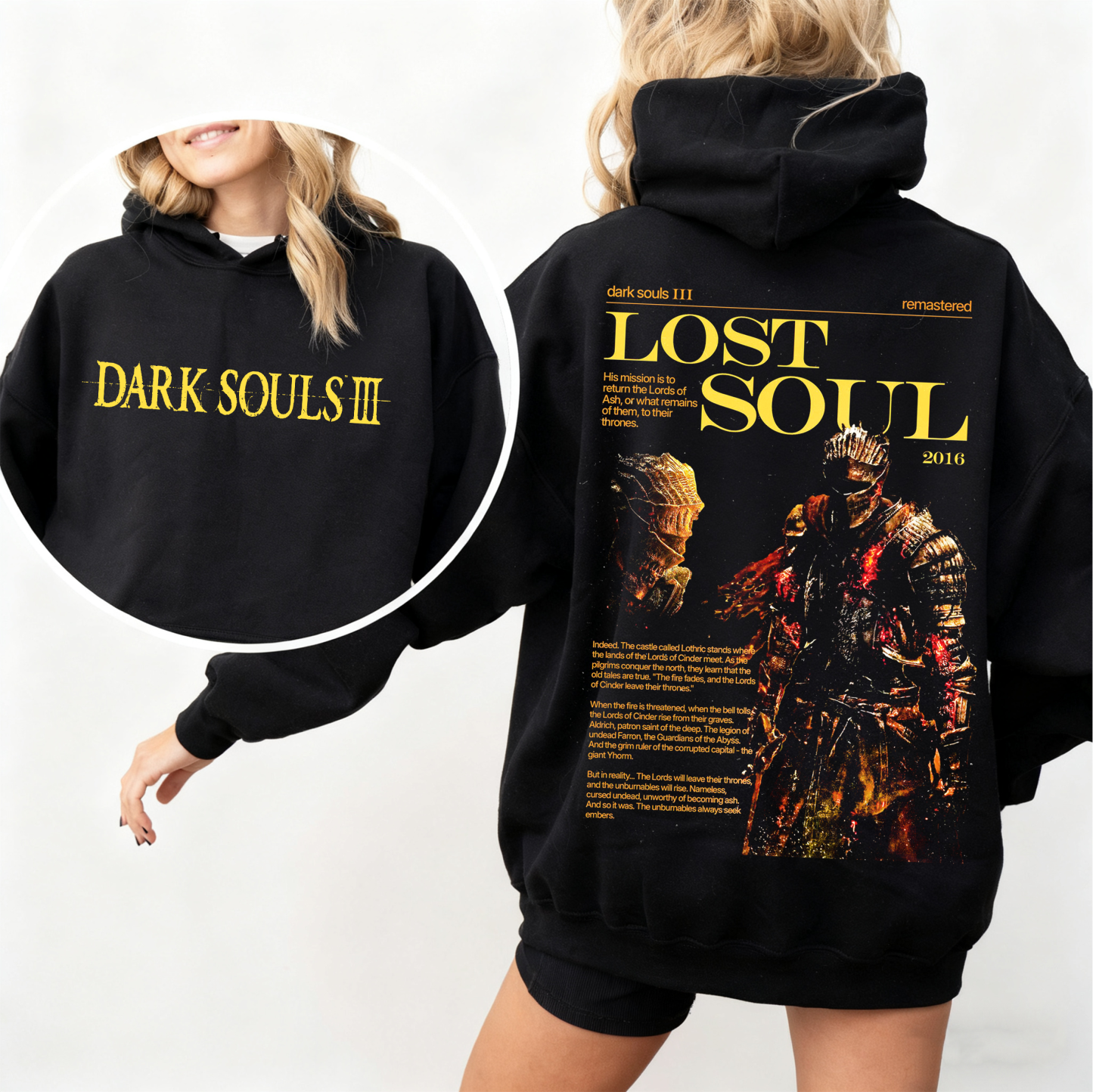 Dark Soul 3 Vintage Oversized T-shirt/Crewneck/Hoodie