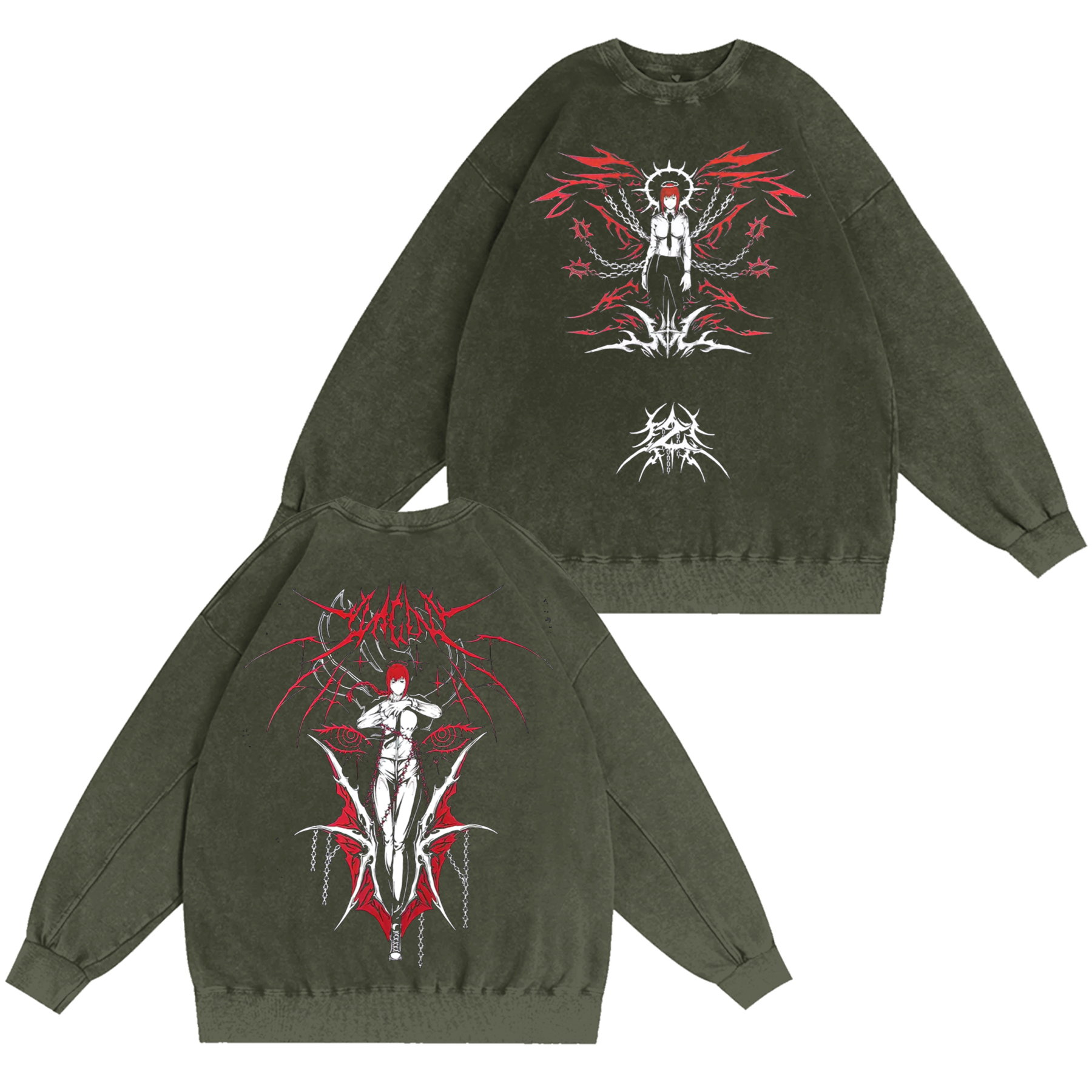 Makima,Chainsaw Man Oversized T-shirt/Crewneck/Hoodie