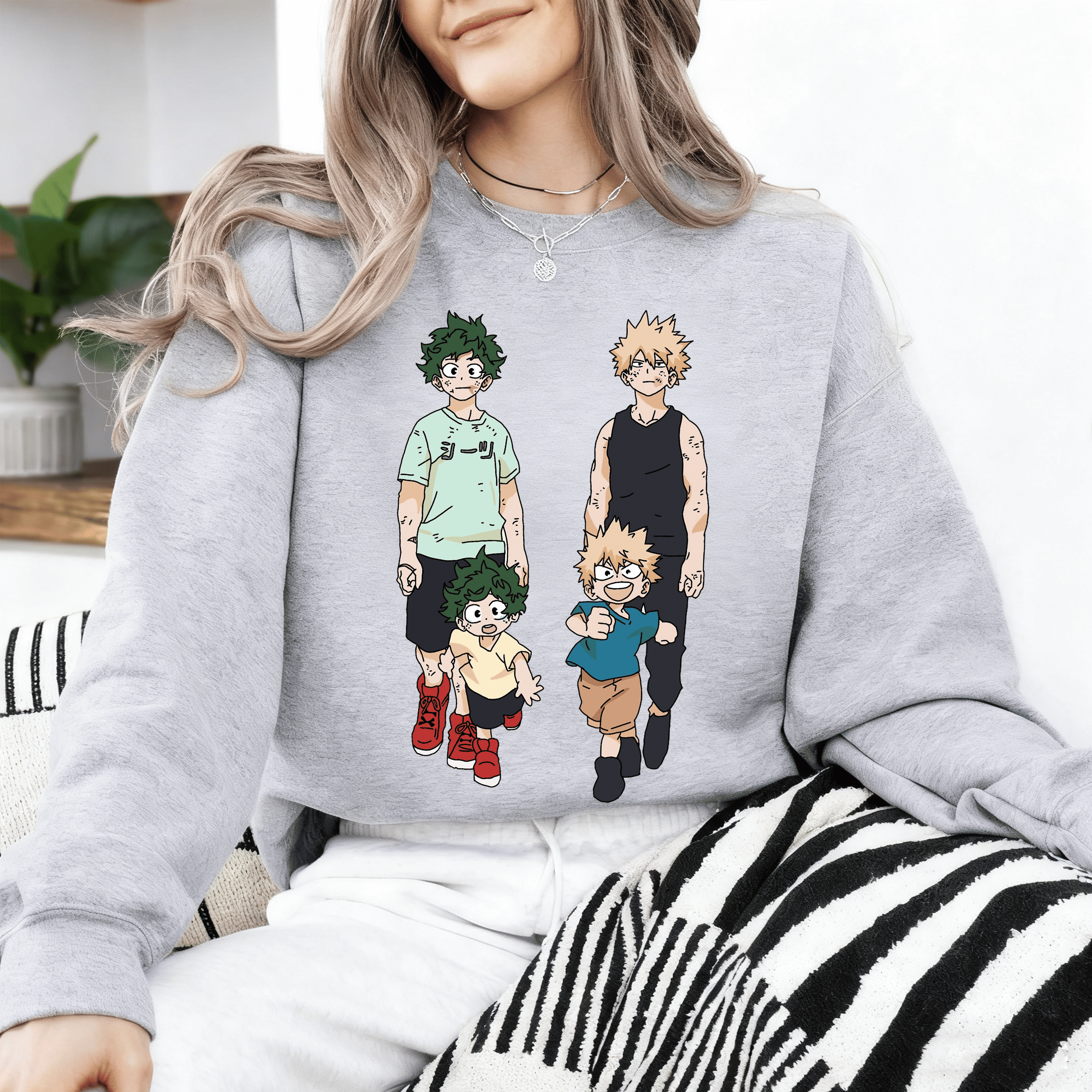 Midorya Bakugou ,My Hero Academia Fans Unisex Shirts/Crewneck/Hoodie