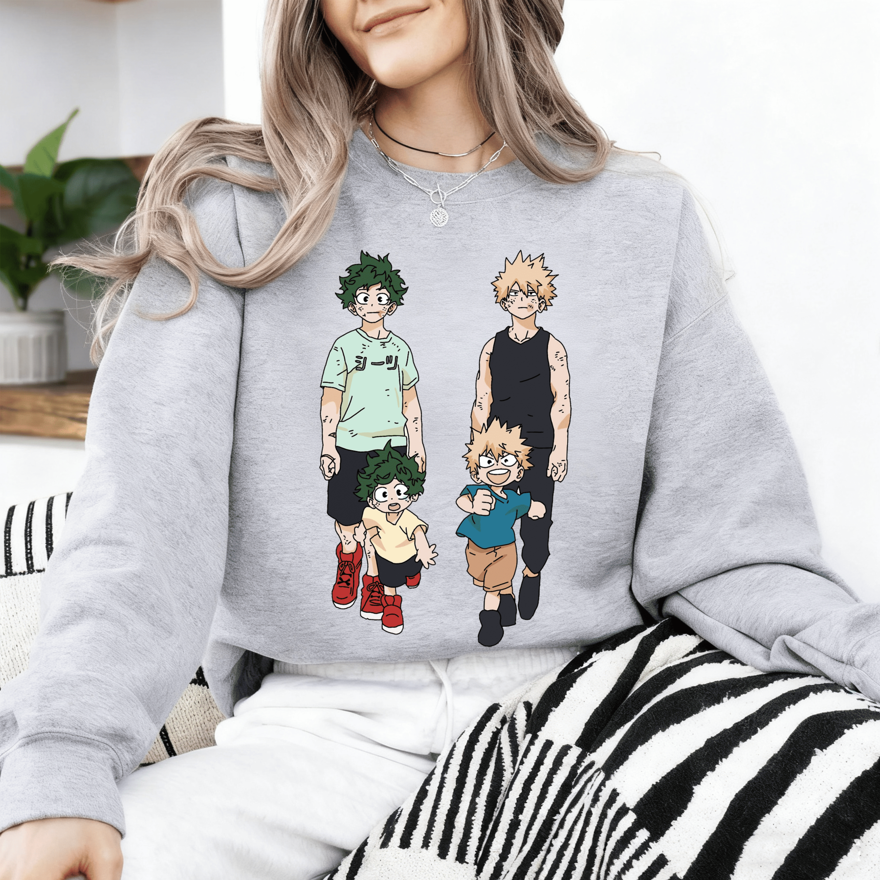 Midorya Bakugou ,My Hero Academia Fans Unisex Shirts/Crewneck/Hoodie