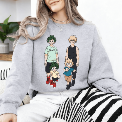 Midorya Bakugou ,My Hero Academia Fans Unisex Shirts/Crewneck/Hoodie