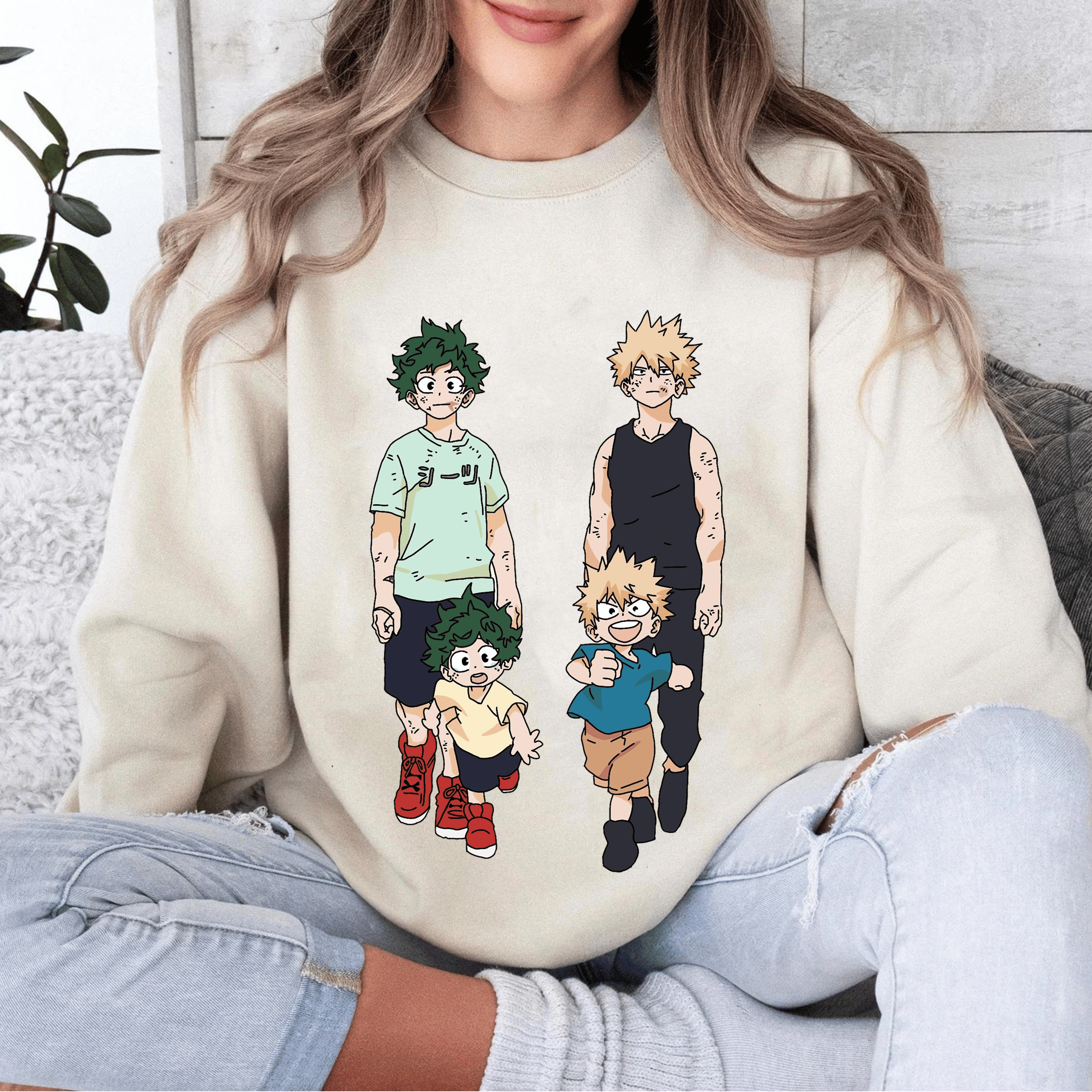 Midorya Bakugou ,My Hero Academia Fans Unisex Shirts/Crewneck/Hoodie