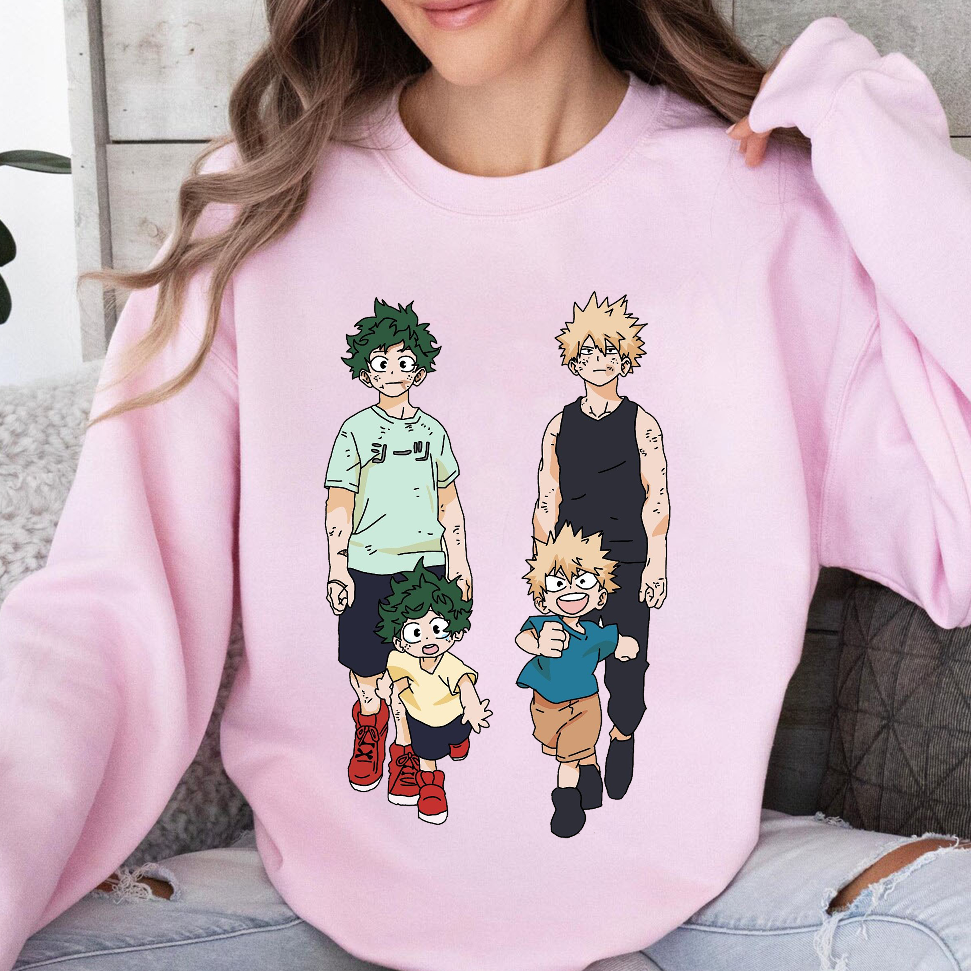 Midorya Bakugou ,My Hero Academia Fans Unisex Shirts/Crewneck/Hoodie
