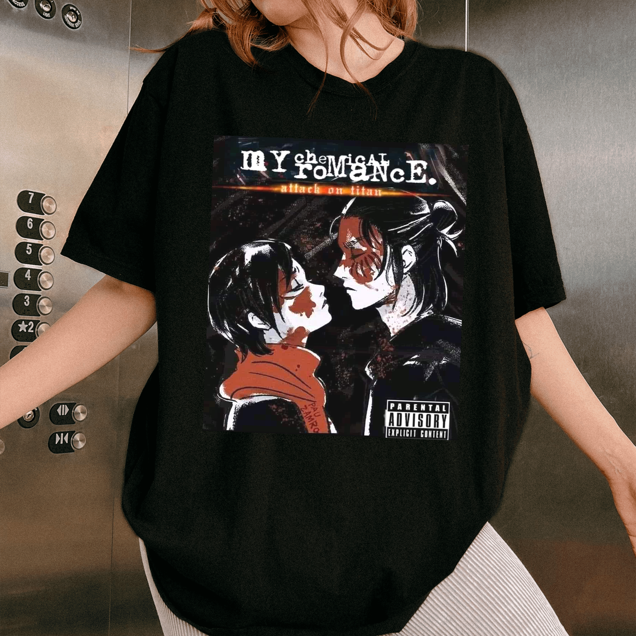 Attack on Titan,MCR Style Anime Unisex T-shirt/Crewneck/Hoodie