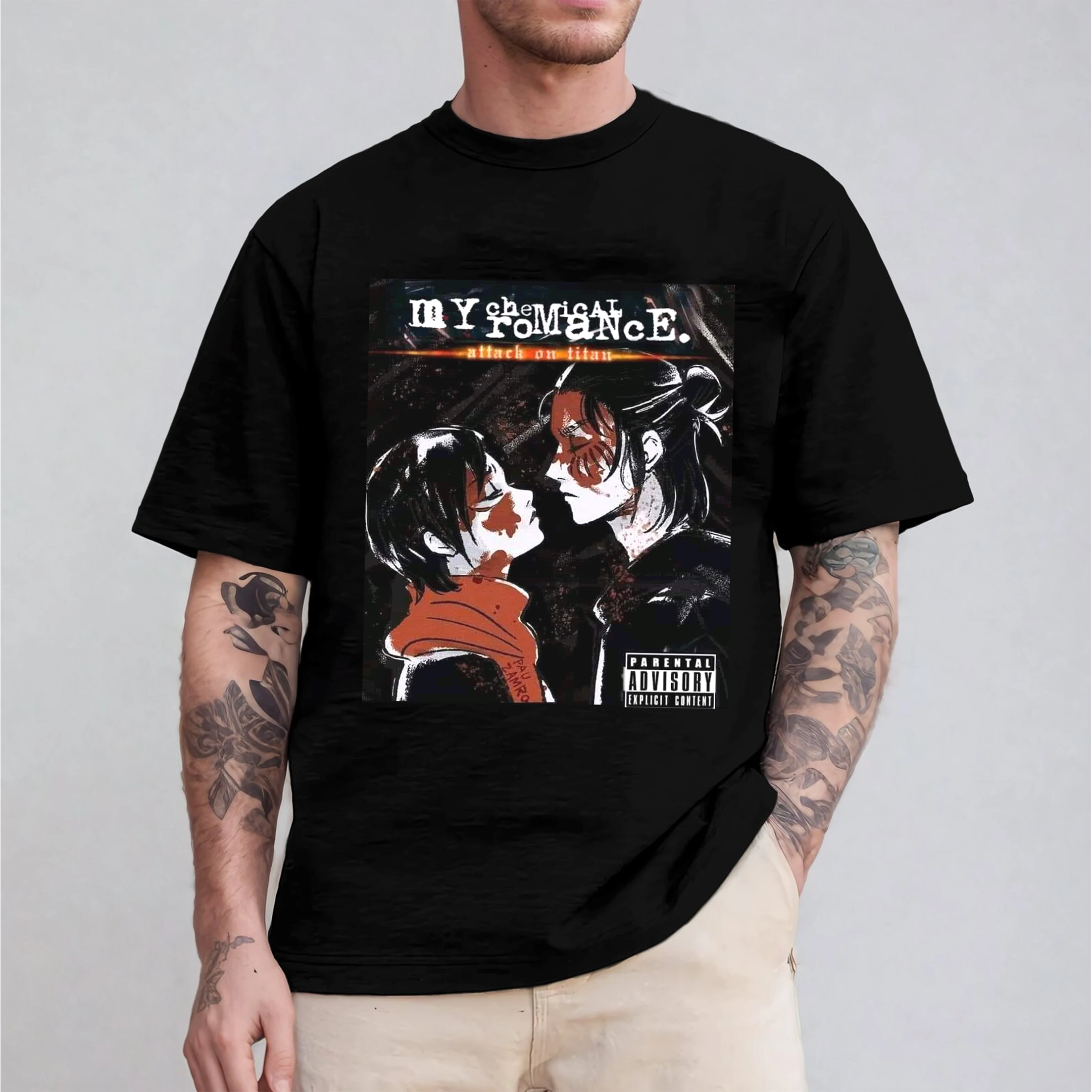 Attack on Titan,MCR Style Anime Unisex T-shirt/Crewneck/Hoodie