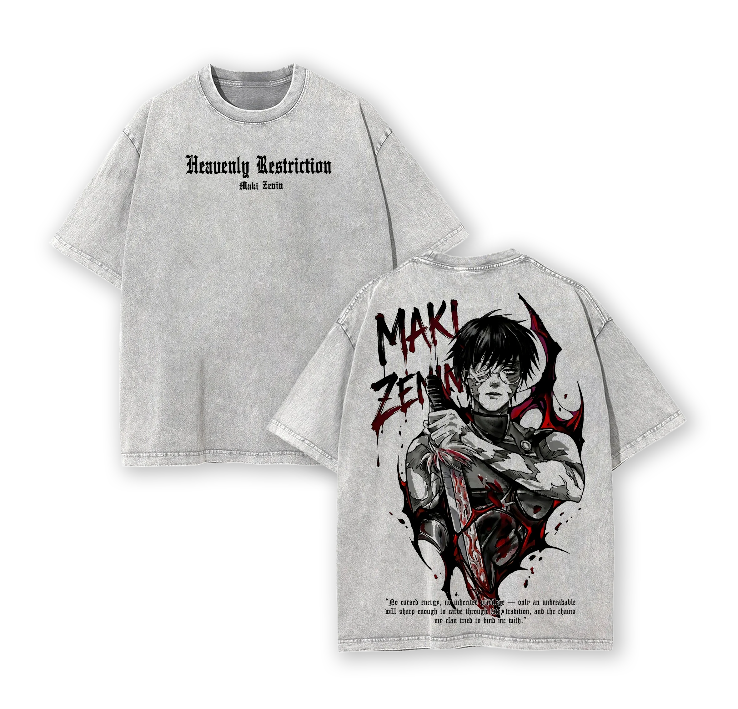 Maki Zenin Jujutsu Kaisen  Oversized T-shirt/Crewneck/Hoodie