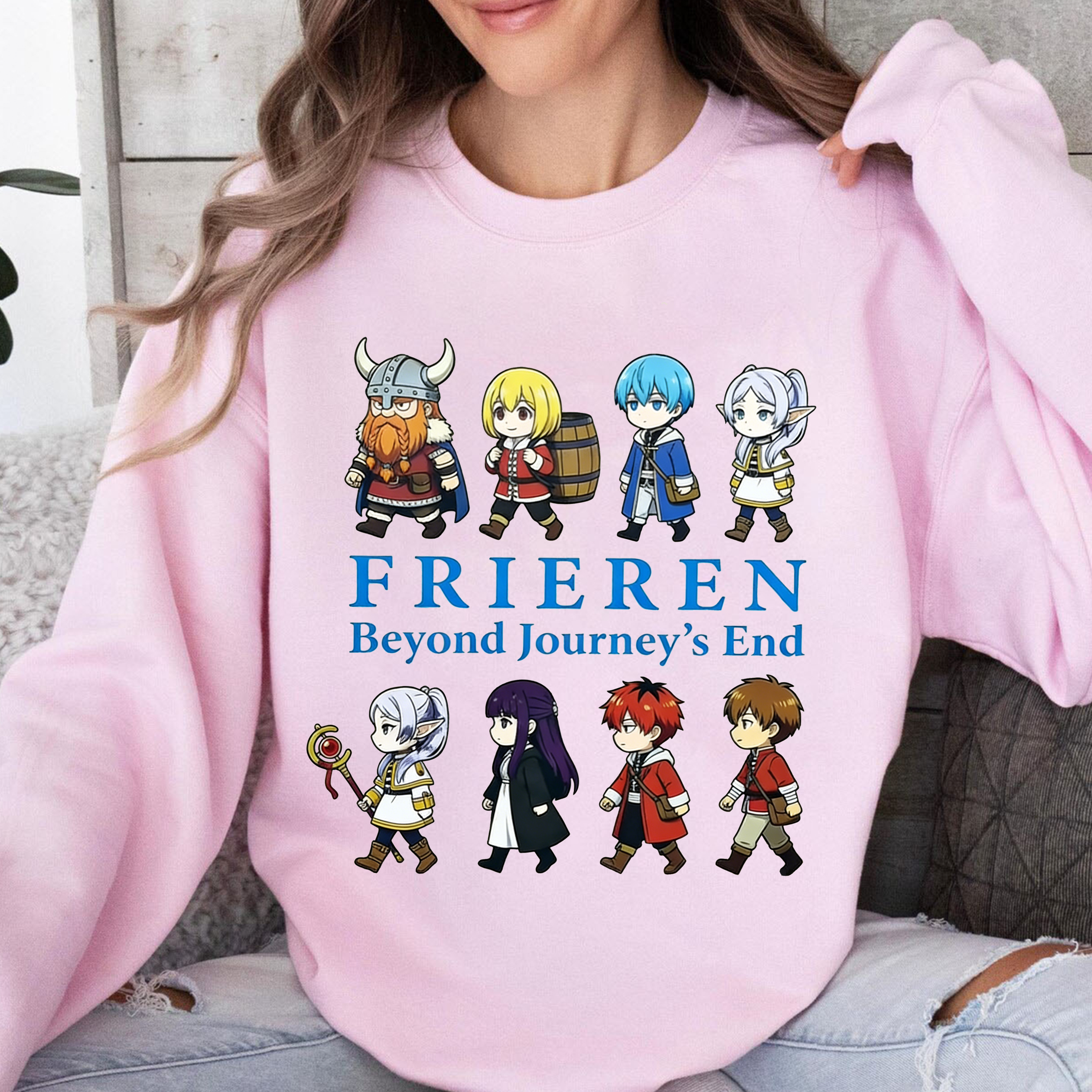 Frieren,Cute Anime  Unisex Shirt/Crewneck/Hoodie
