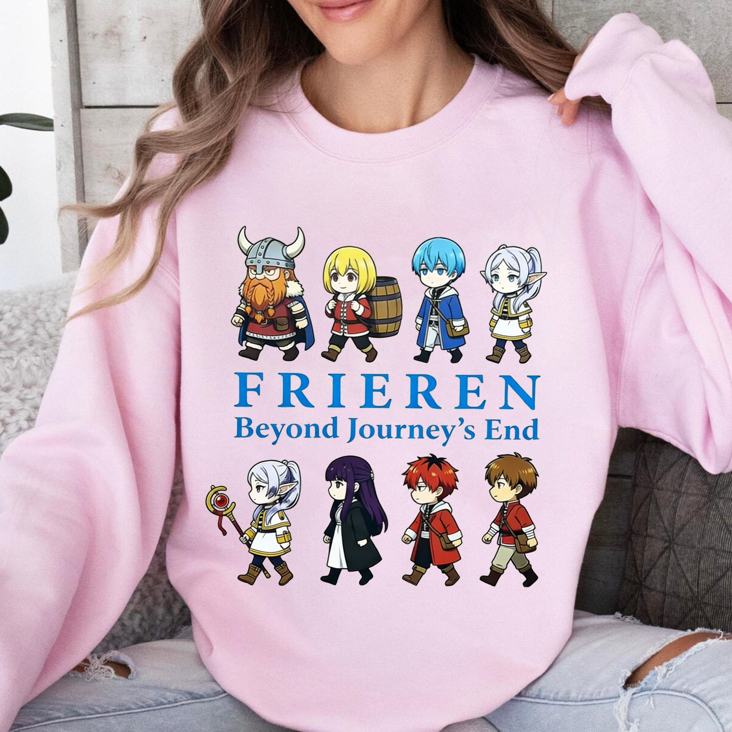 Frieren,Cute Anime  Unisex Shirt/Crewneck/Hoodie