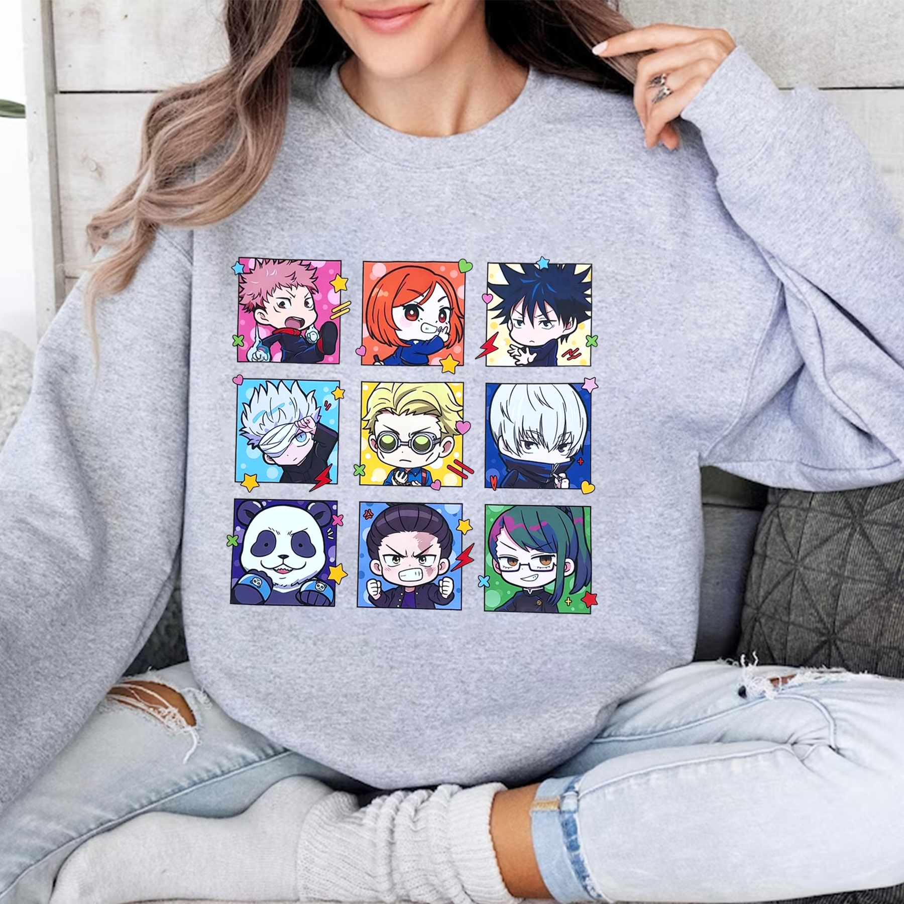 Jujutsu Kaisen,Cute Anime  Unisex Shirt/Crewneck/Hoodie