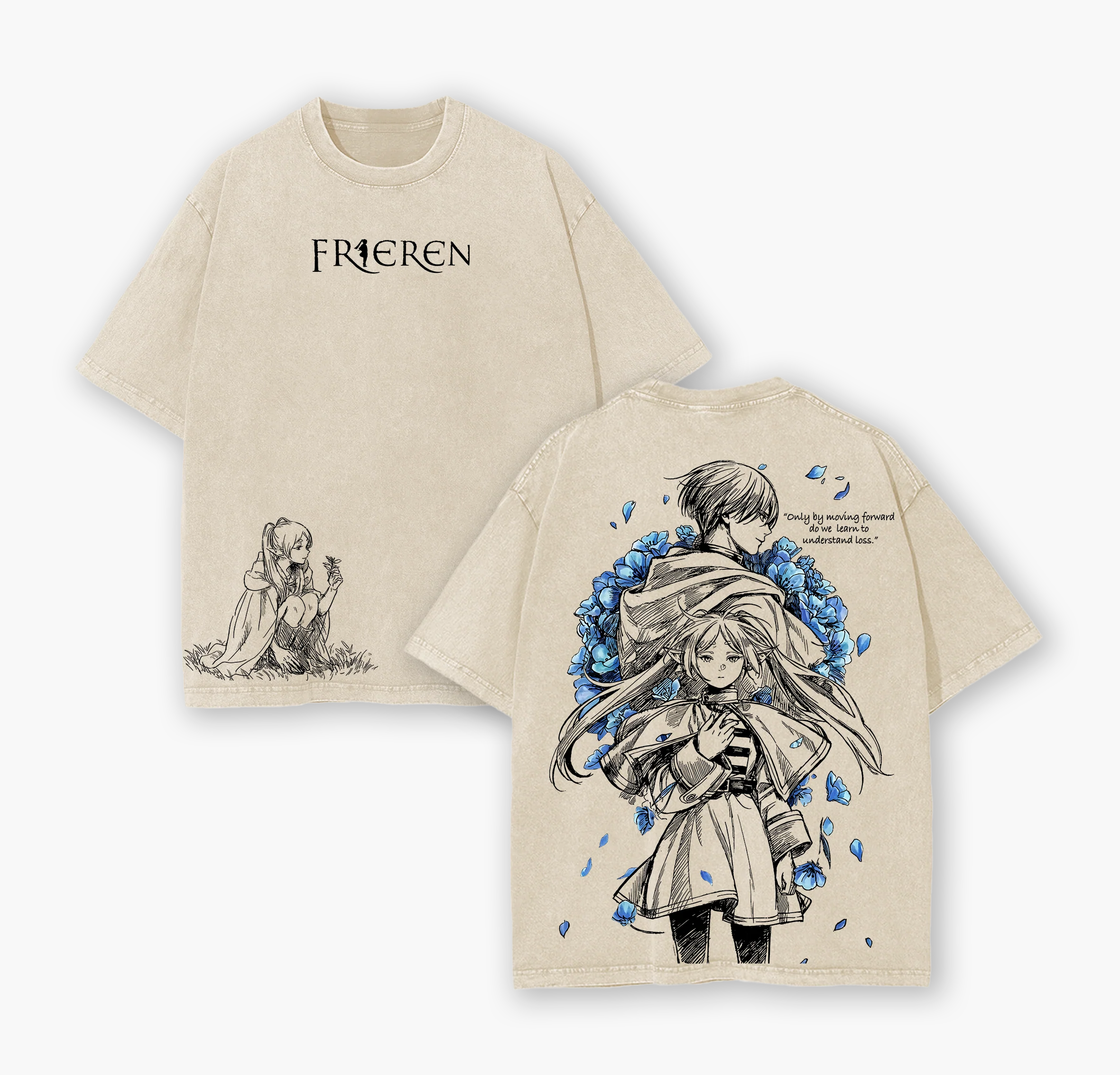 Frieren x Himmel Oversized T-shirt/Crewneck/Hoodie