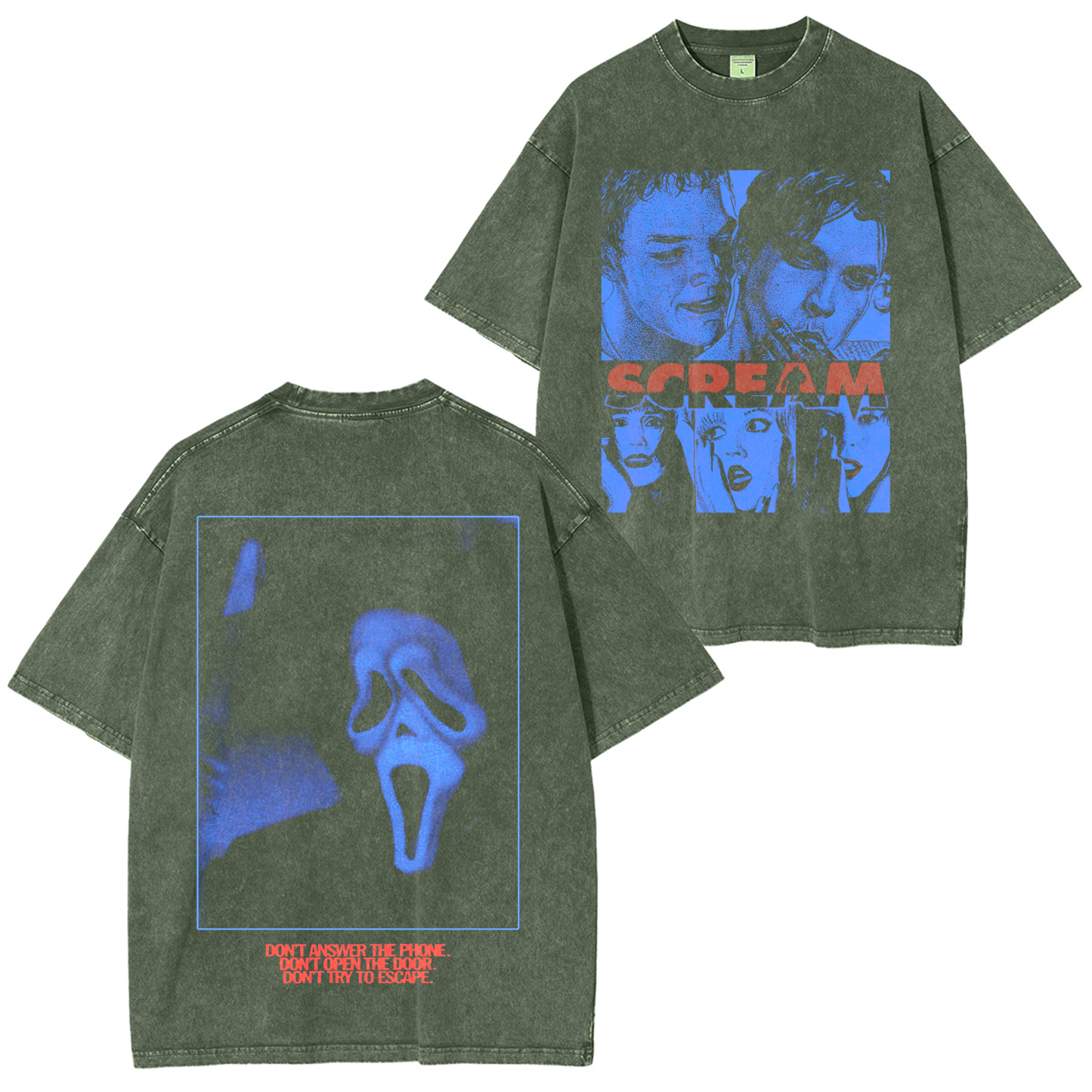 Scream 7 ,Scream Movie Oversized T-shirt/Crewneck/Hoodie