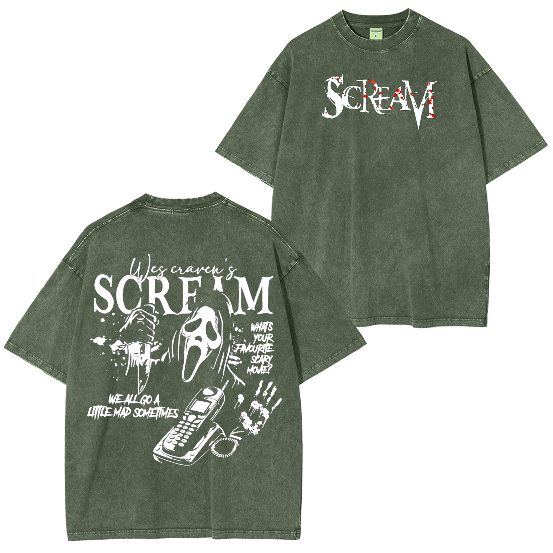 Scream 7 ,Scream Movie  Oversized T-shirt/Crewneck/Hoodie