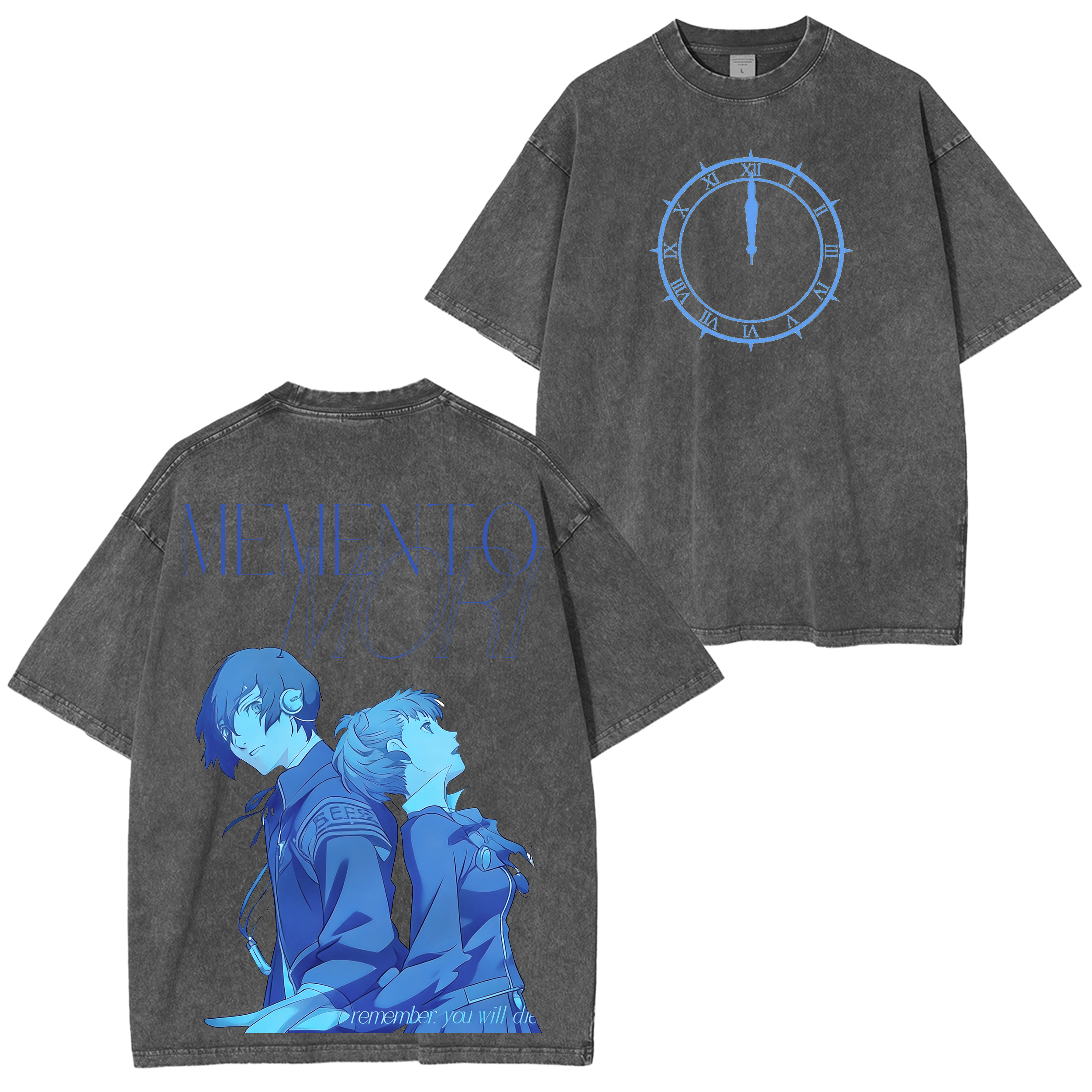 Persona 3 - Makoto Yuki,Kotone Shiomi Oversized T-shirt/Crewneck/Hoodie