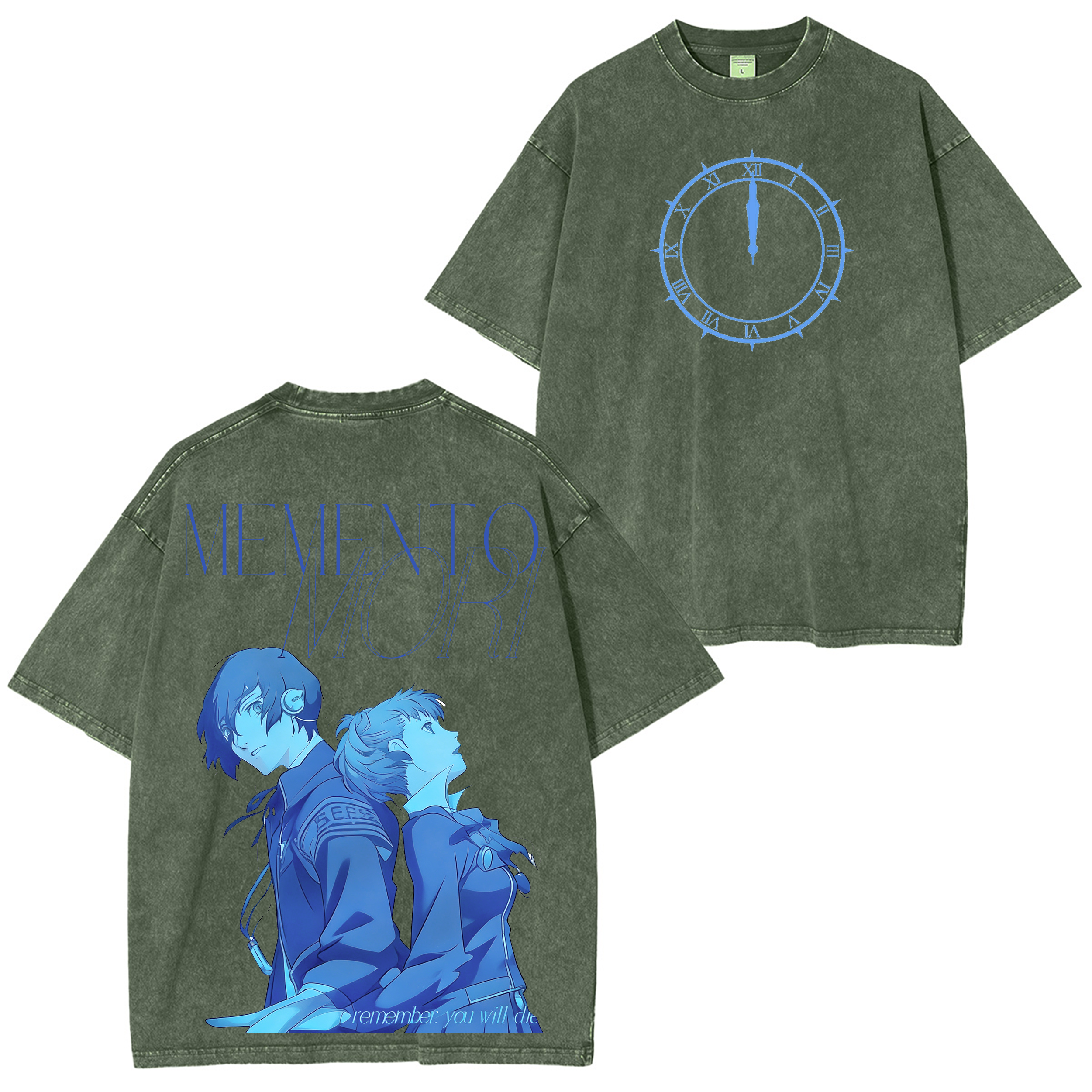 Persona 3 - Makoto Yuki,Kotone Shiomi Oversized T-shirt/Crewneck/Hoodie