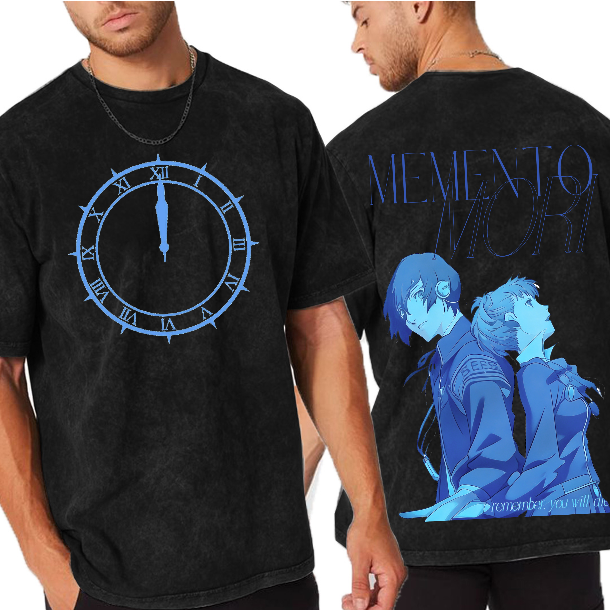 Persona 3 - Makoto Yuki,Kotone Shiomi Oversized T-shirt/Crewneck/Hoodie