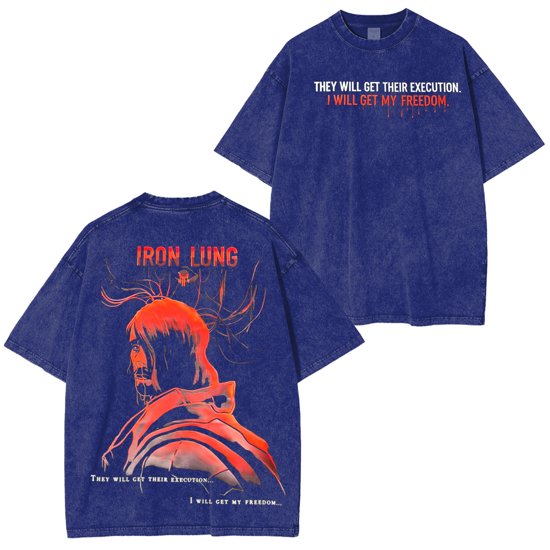 Iron Lung horror movie  Oversized T-shirt/Crewneck/Hoodie