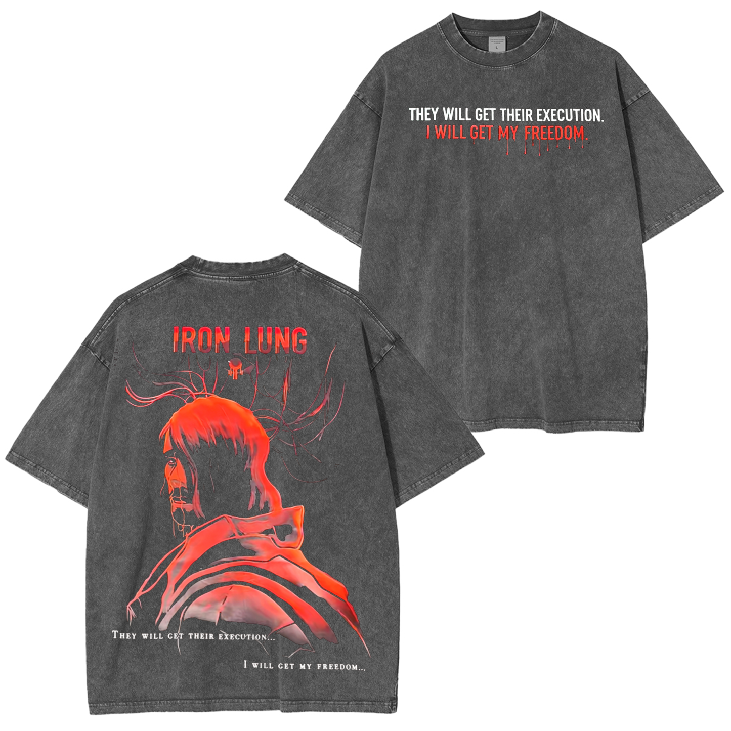 Iron Lung horror movie  Oversized T-shirt/Crewneck/Hoodie