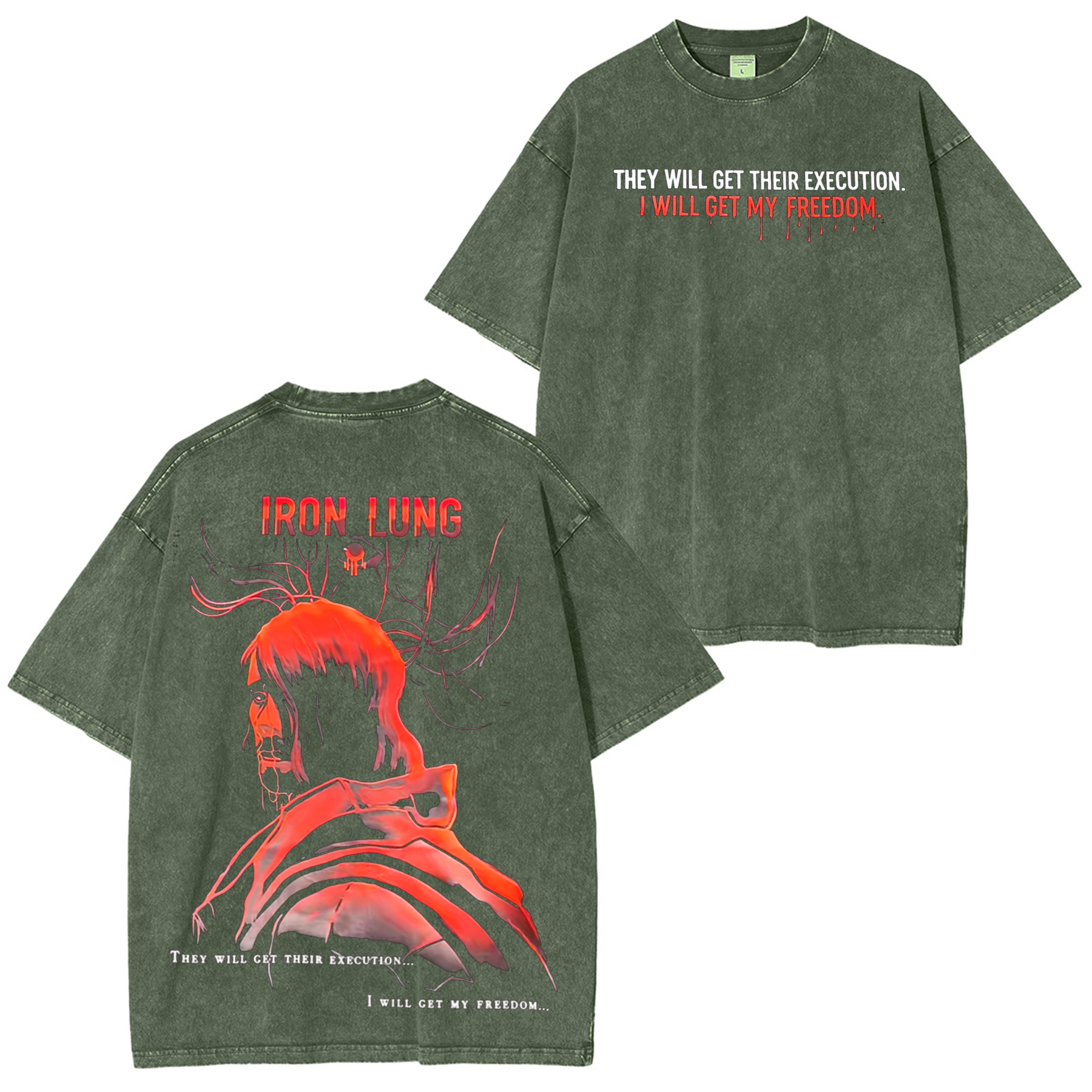 Iron Lung horror movie  Oversized T-shirt/Crewneck/Hoodie