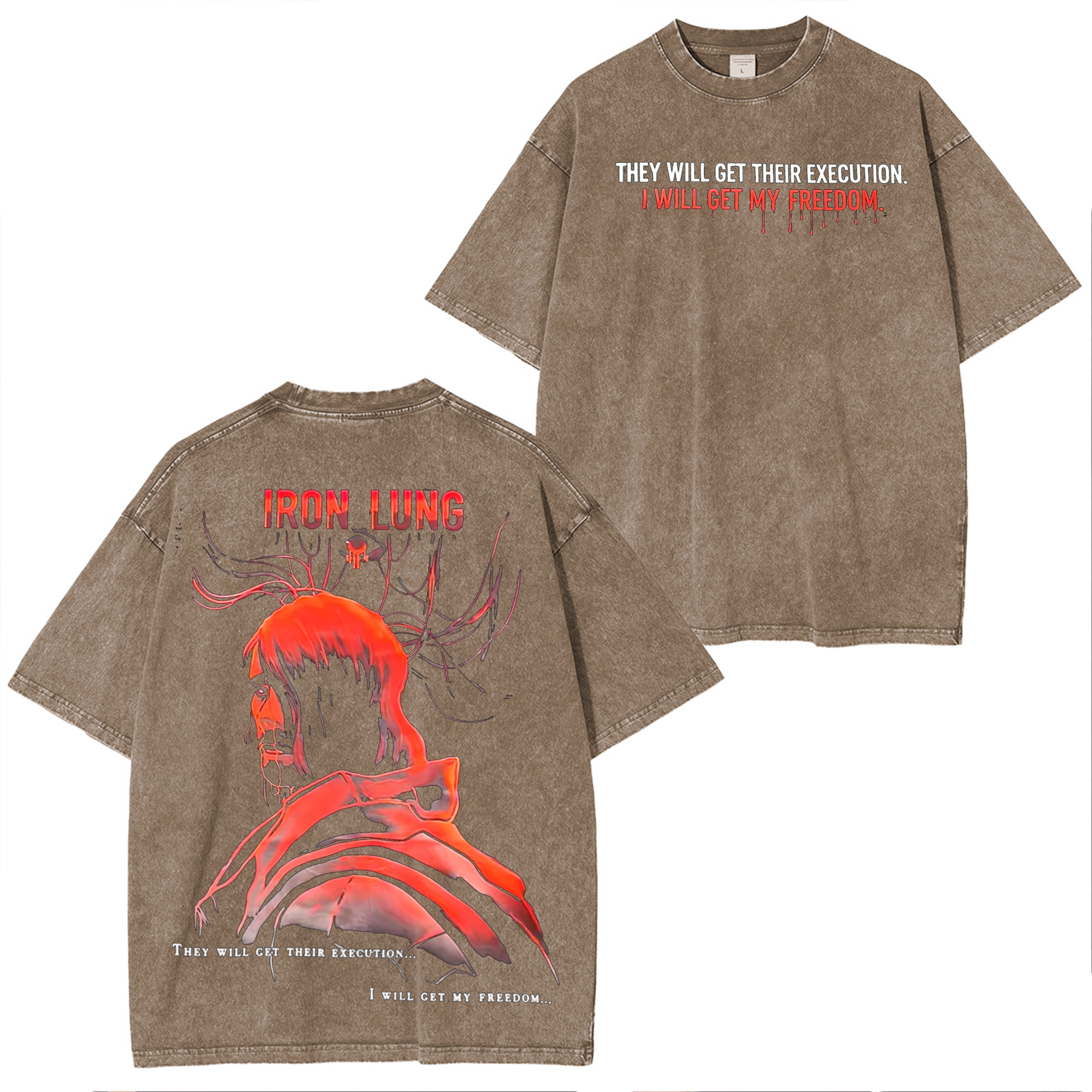 Iron Lung horror movie  Oversized T-shirt/Crewneck/Hoodie