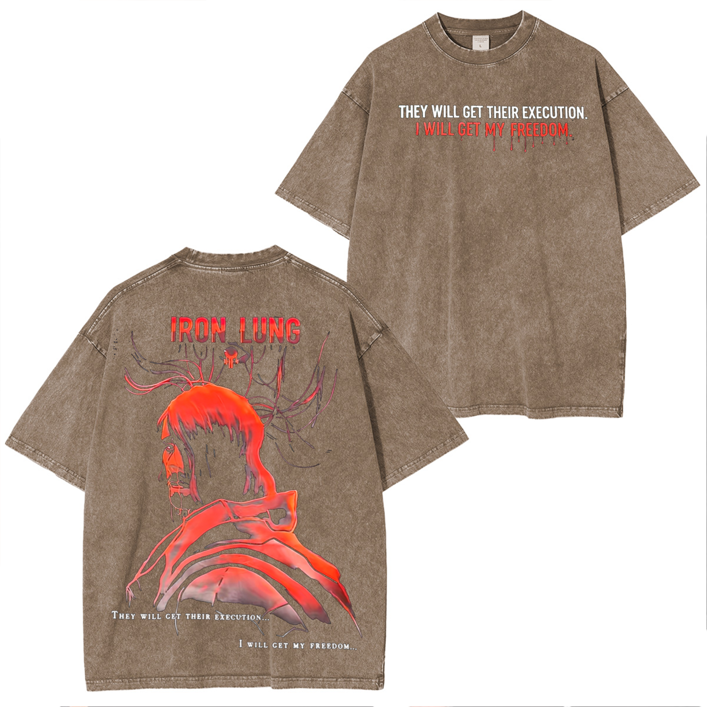 Iron Lung horror movie  Oversized T-shirt/Crewneck/Hoodie