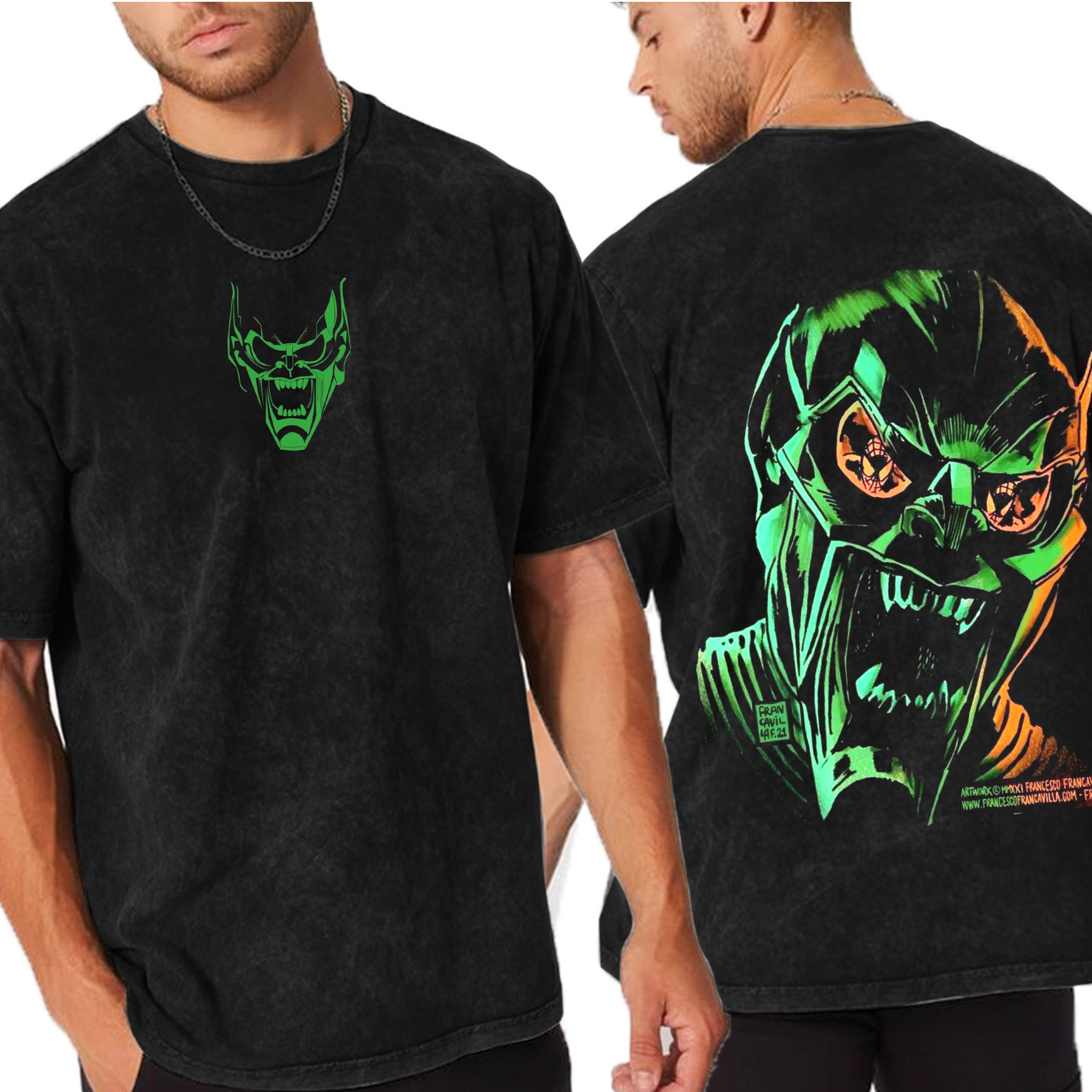 Retro Green Goblin Movie Oversized T-shirt/Crewneck/Hoodie