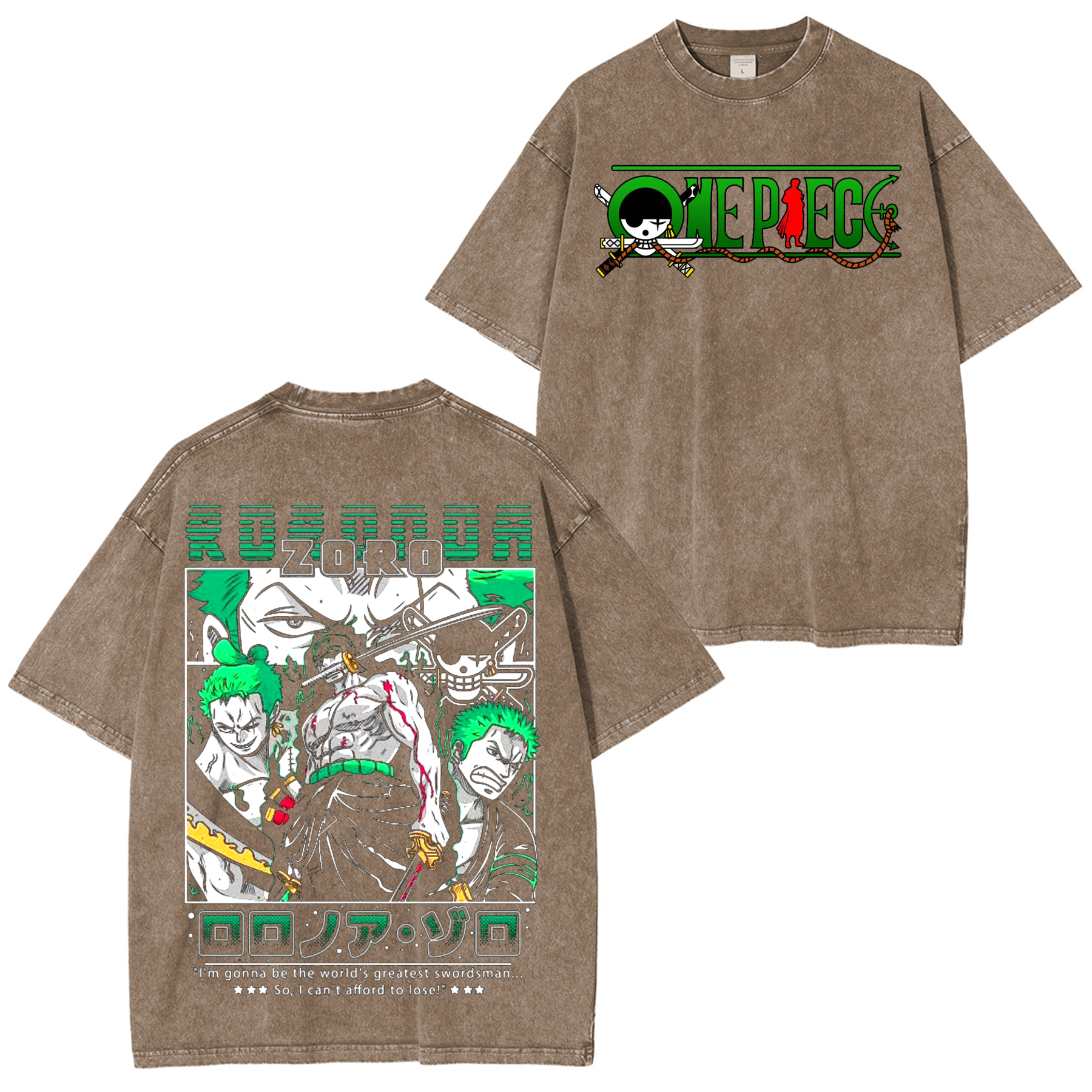 Roronoa Zoro Anime Oversized T-shirt/Crewneck/Hoodie
