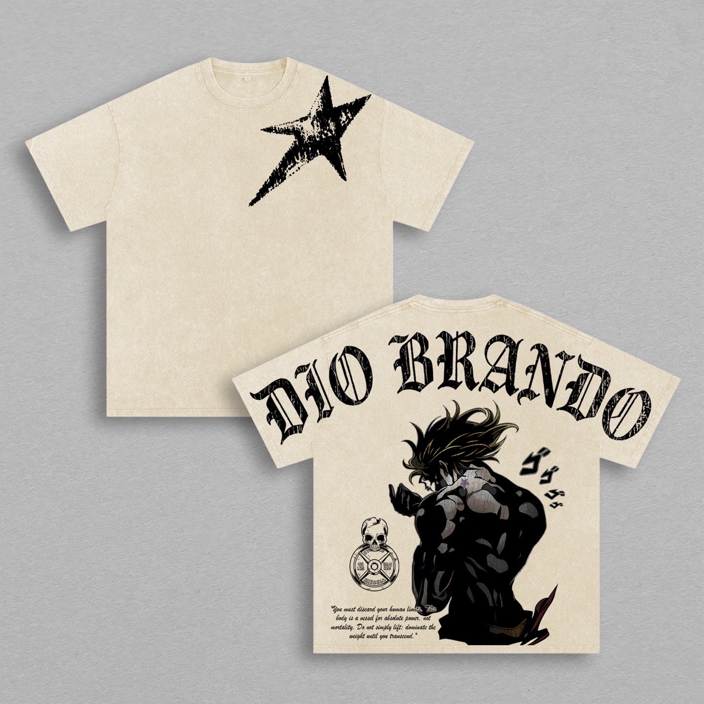 Dio Brando,Jojo Anime Unisex Washed T-Shirt