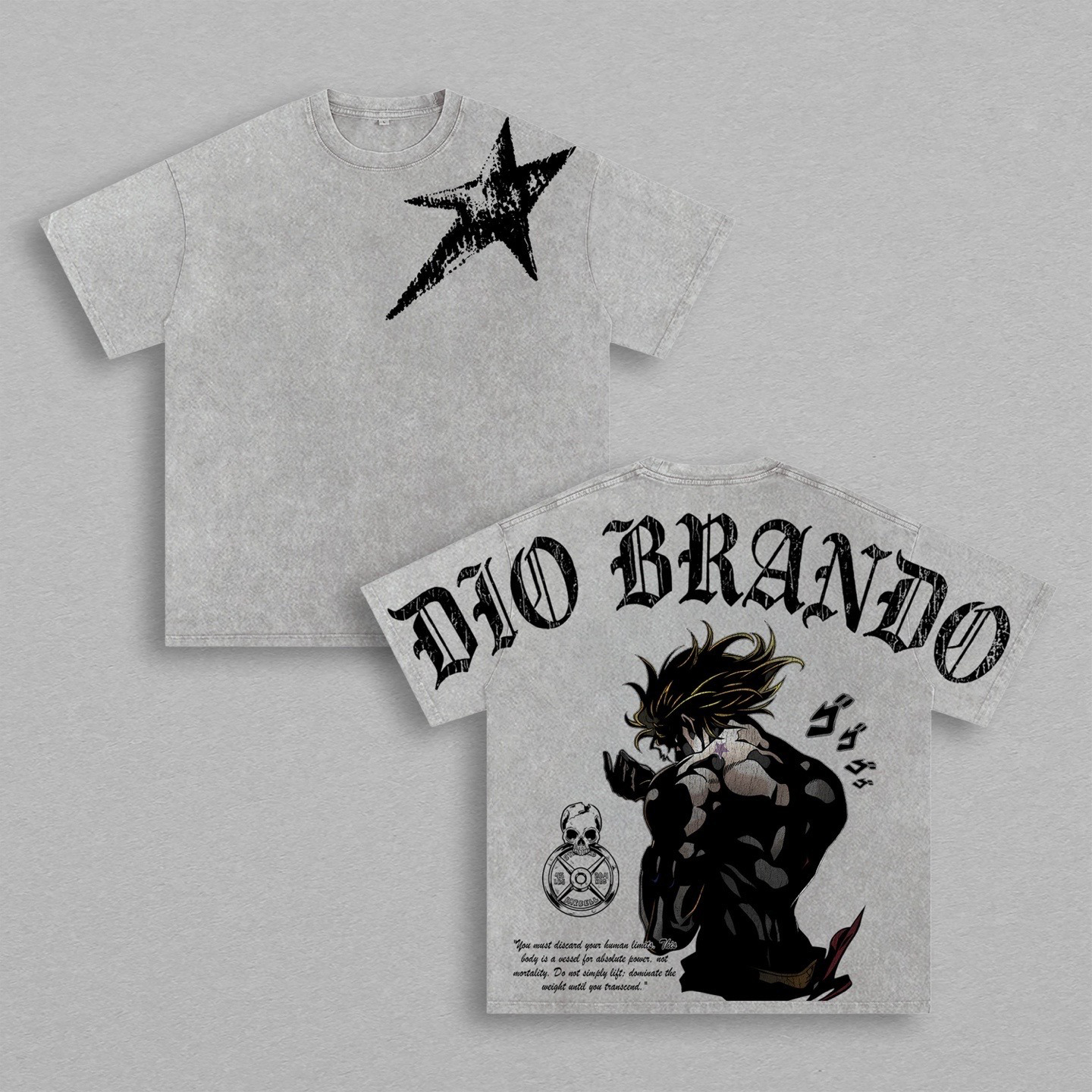 Dio Brando,Jojo Anime Unisex Washed T-Shirt