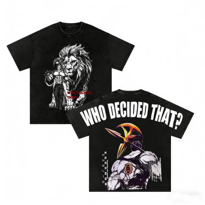 The Seven Deadly Sins Anime Unisex Washed T-Shirt