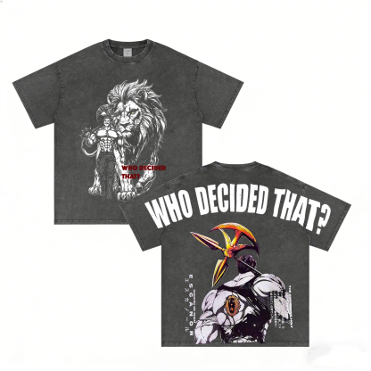 The Seven Deadly Sins Anime Unisex Washed T-Shirt