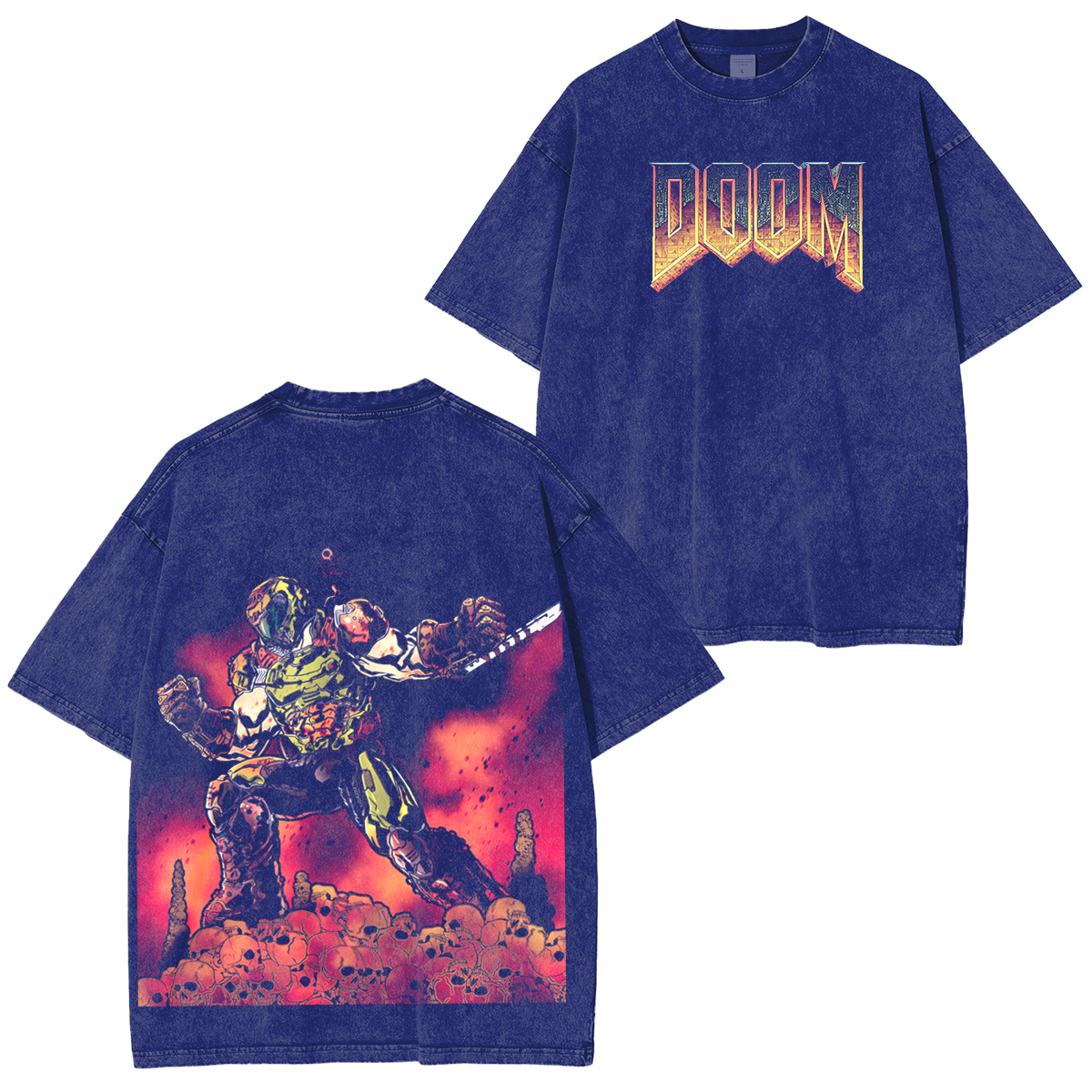 Doom Unisex Washed T-Shirt
