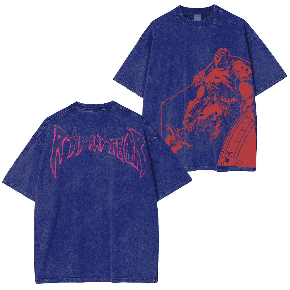 DOOM The Dark Ages Unisex Washed T-Shirt