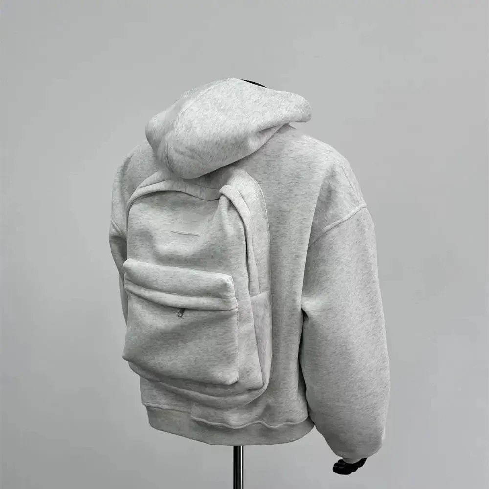 Hoodie With Integrated Backpack