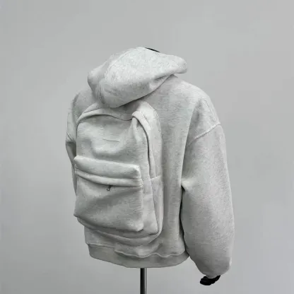 Hoodie With Integrated Backpack