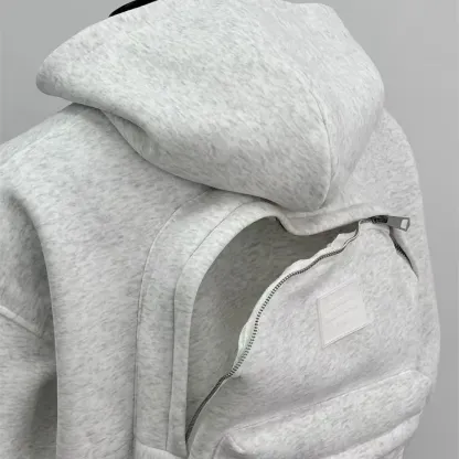 Hoodie With Integrated Backpack