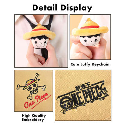 One Piece Luffy Straw Hat Backpack