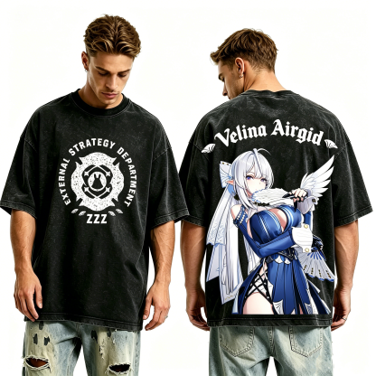 Velina Airgid Zenless Zone Zero Unisex Washed T-Shirt