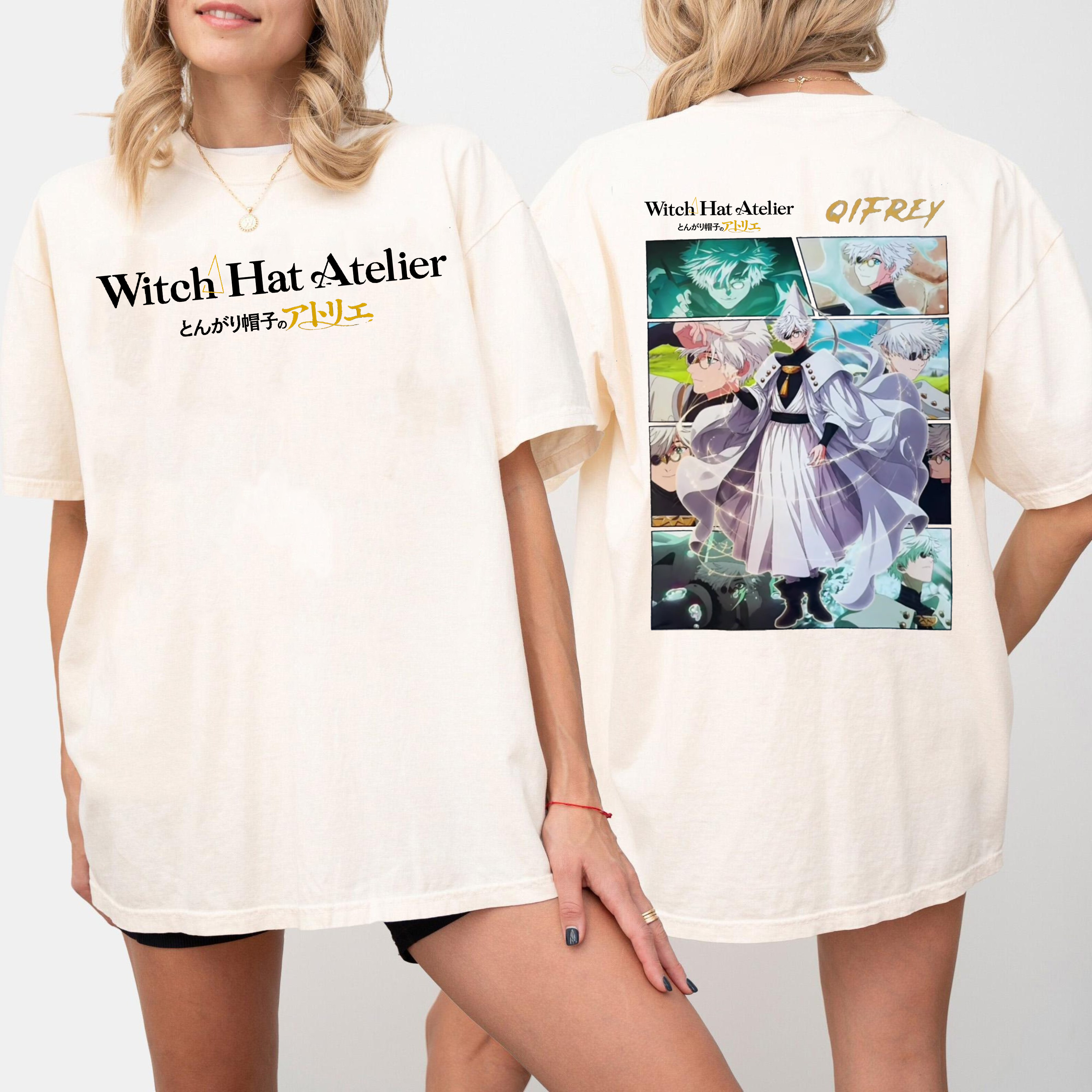 Qifrey Witch Hat Atelier Oversize Unisex Shirts/Crewneck/Hoodie