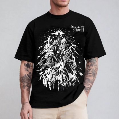 Vintage Slay the Spire 2 Bleached Art Unisex T-shirt/Crewneck/Hoodie
