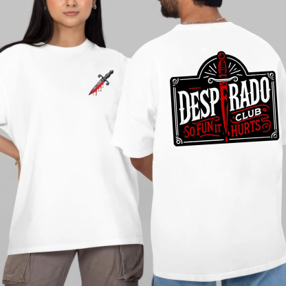 Dungeon Crawler Carl Desperado Club Book Graphic Oversize Unisex Shirts/Crewneck/Hoodie