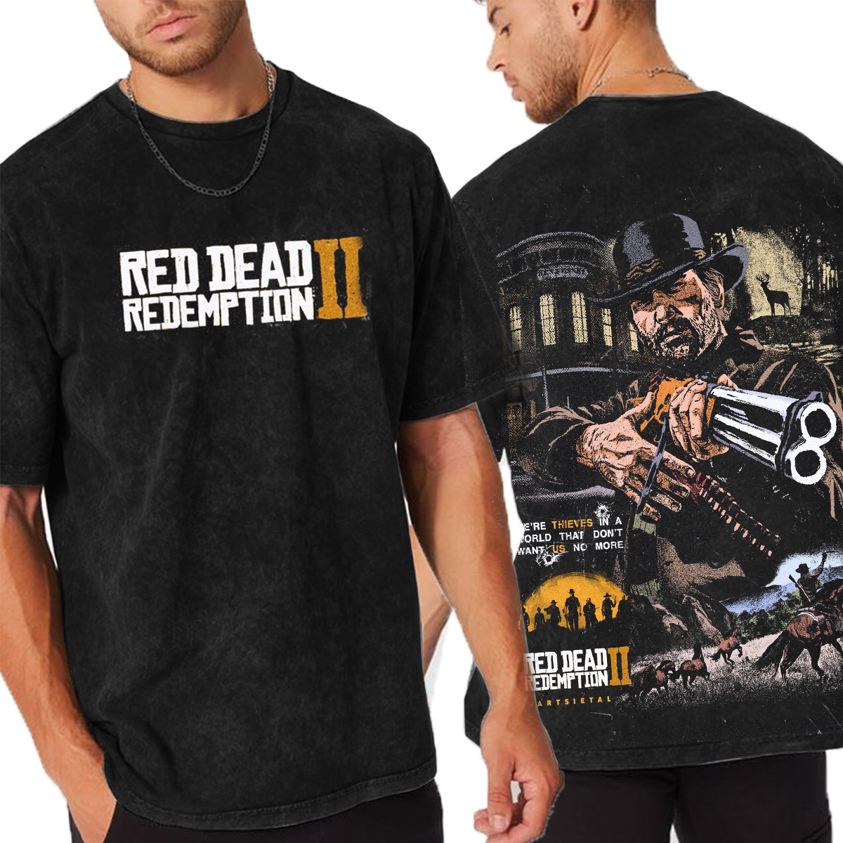 Red Dead Redemption 2 Washed T-shirt/Crewneck/Hoodie