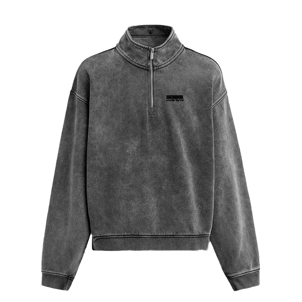 Gachiakuta Unisex Washed Half-Zip Hoodie