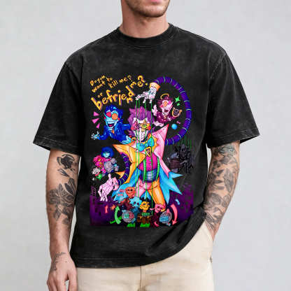 Deltarune Funny Tenna Washed T-shirt/Crewneck/Hoodie