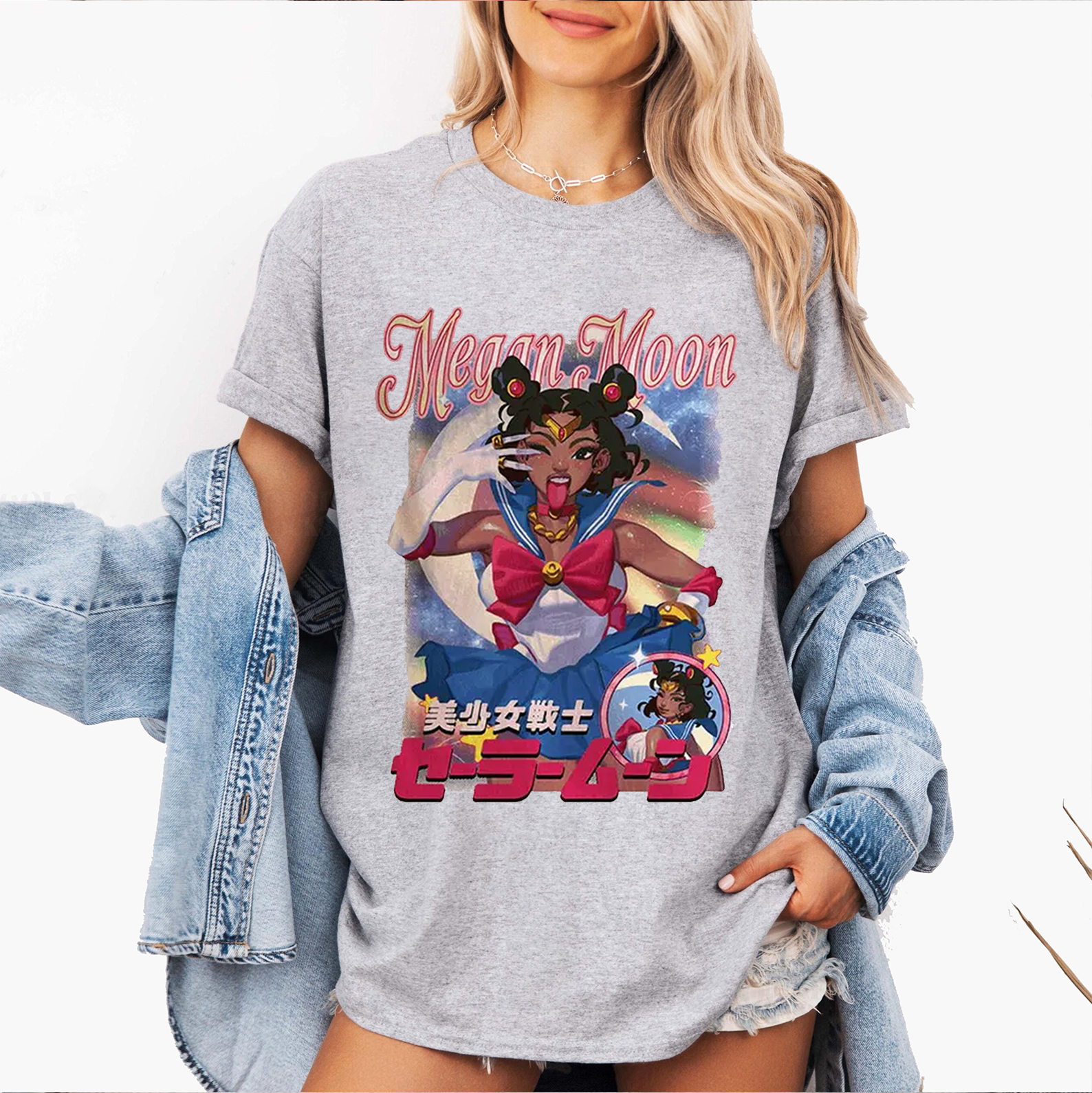 Sailor Moon Unisex Washed T-Shirt